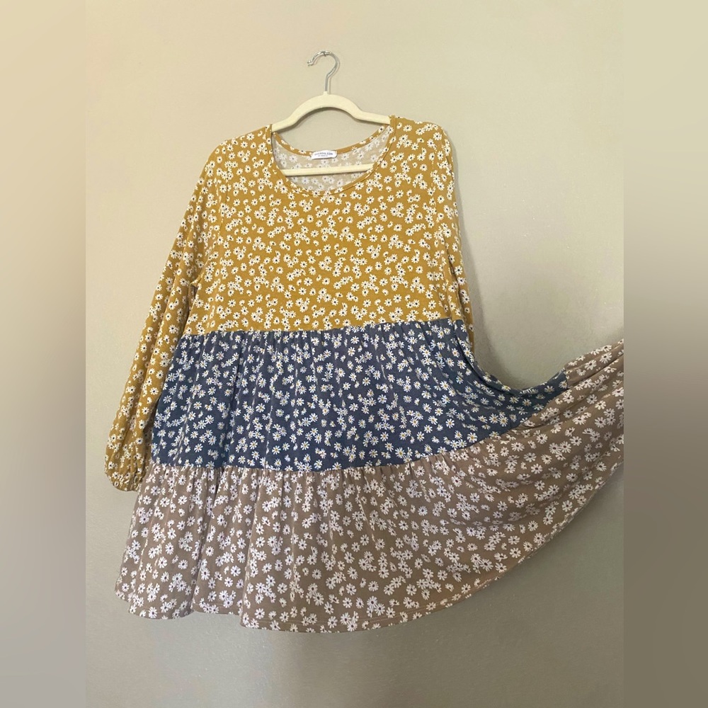 ChicSoul • plus size tiered long sleeve